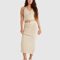 Womens Crochet Midi Skirt