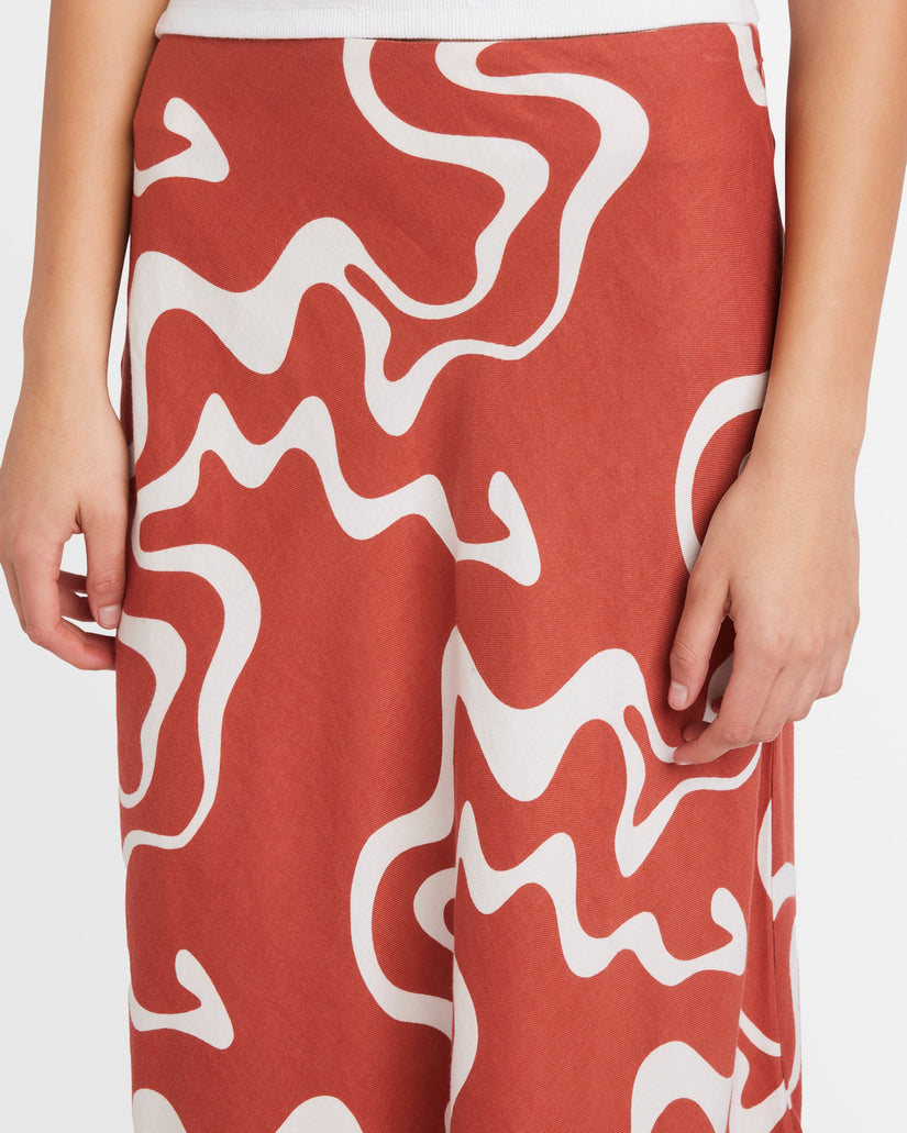 Spilt Annika Midi Skirt