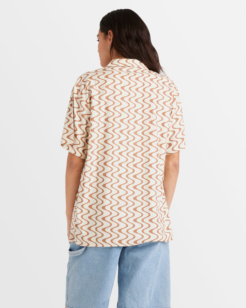 Womens Mod Waves Overshirt