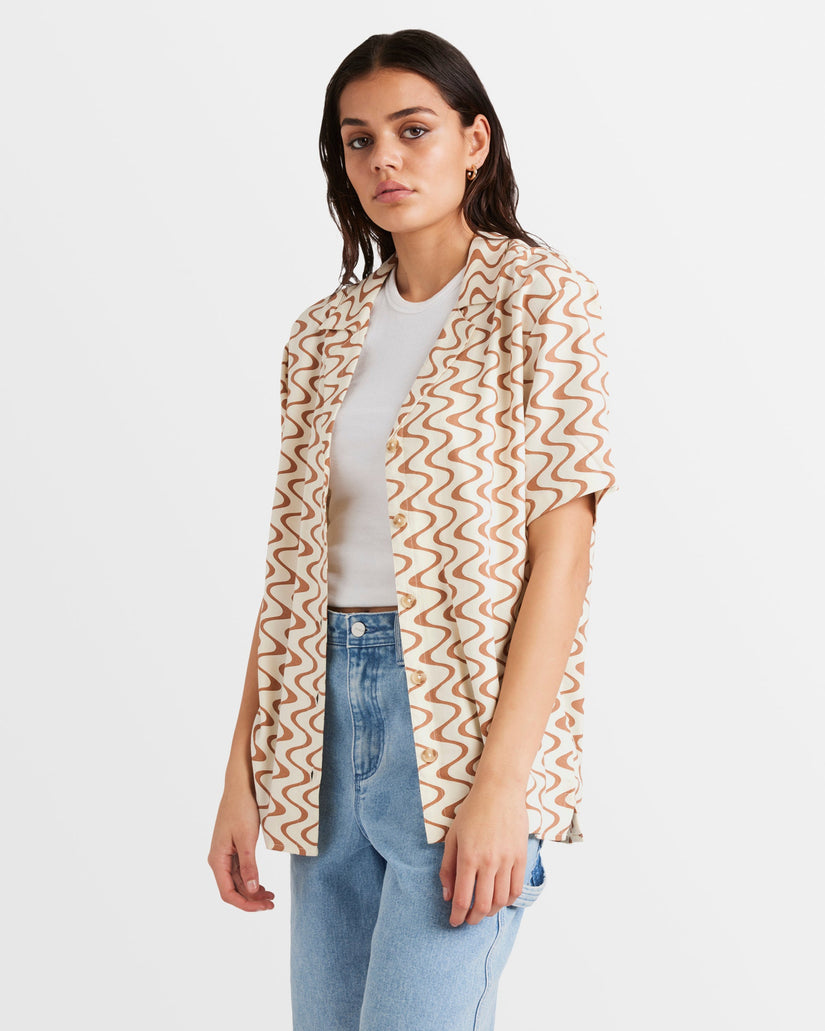 Womens Mod Waves Overshirt