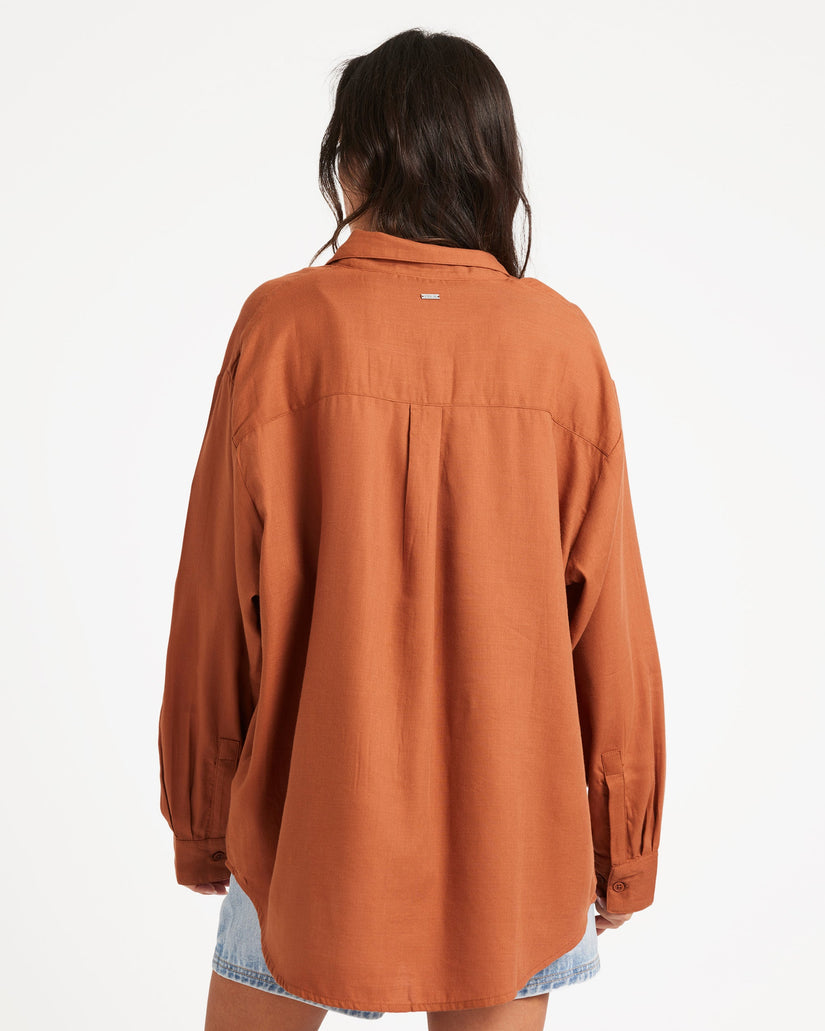 Womens Rvca Oversized Shirt