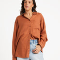 Womens Rvca Oversized Shirt