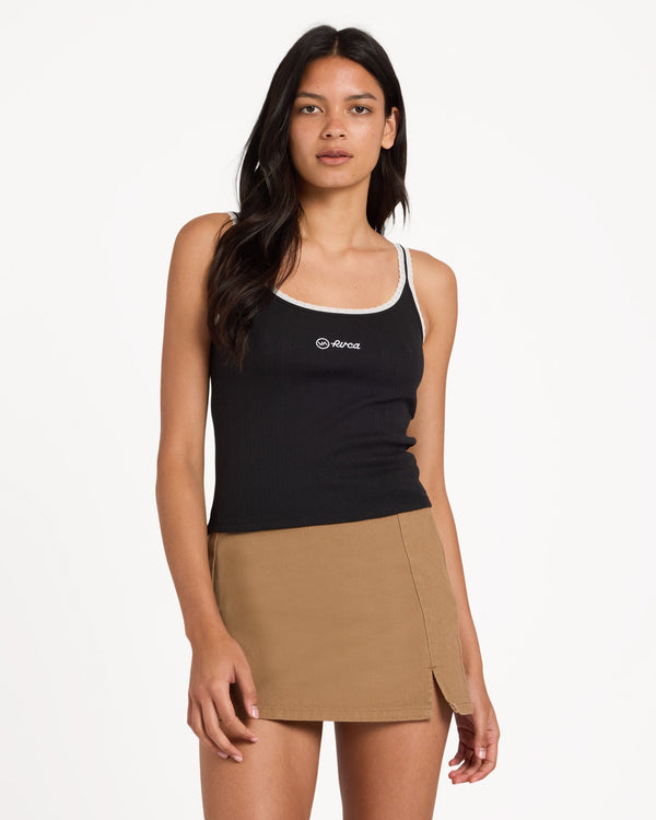 Womens Agave Pointelle Tank Top