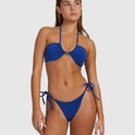 Womens Tezzy Solid Halter Bikini Top