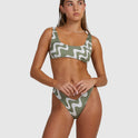 Womens Waves V Medium French Bikini Bottom