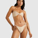 Womens Ripple And Twist Skimpy Bikini Bottom
