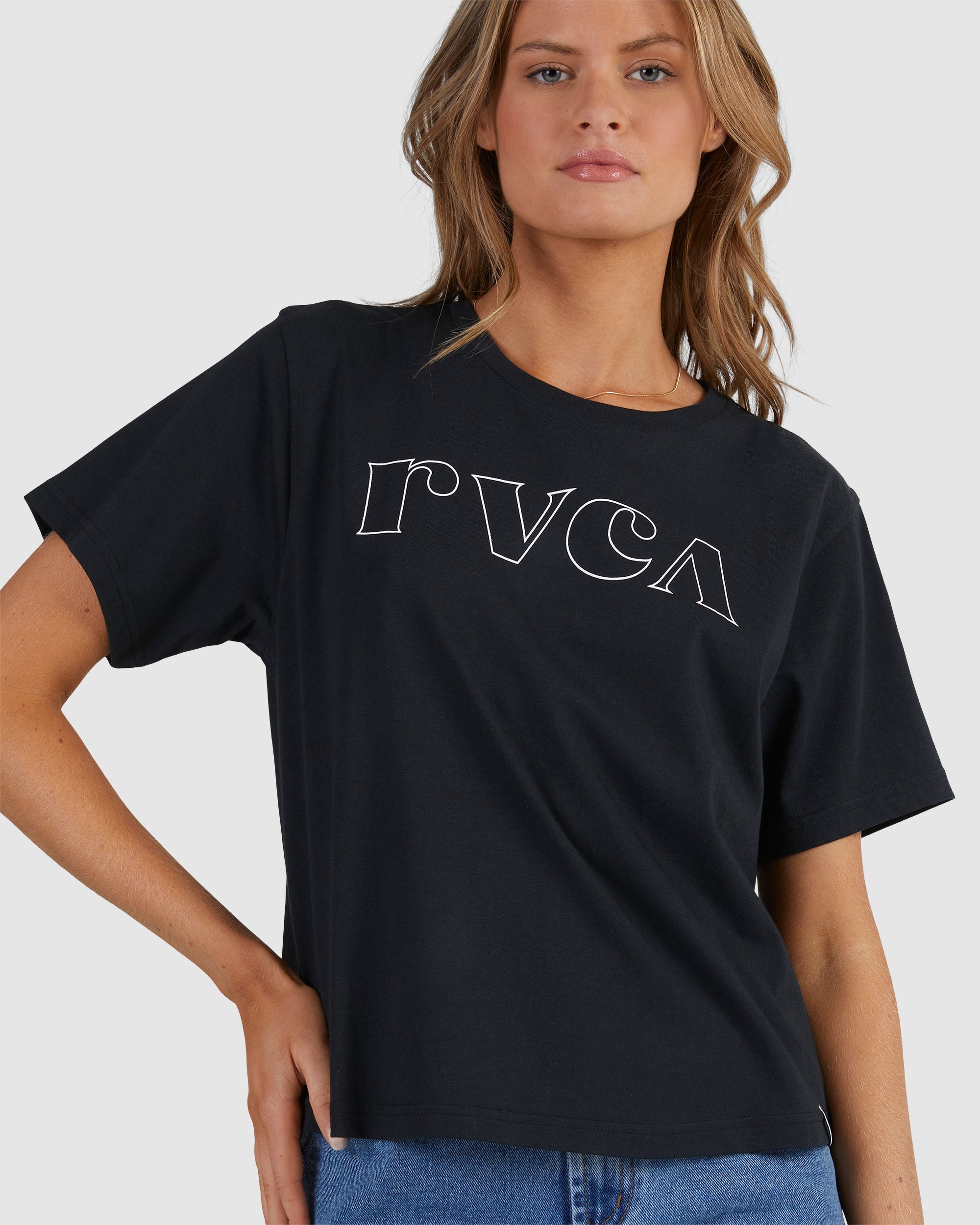 RVCA Curl Keyline Graphic T-Shirt