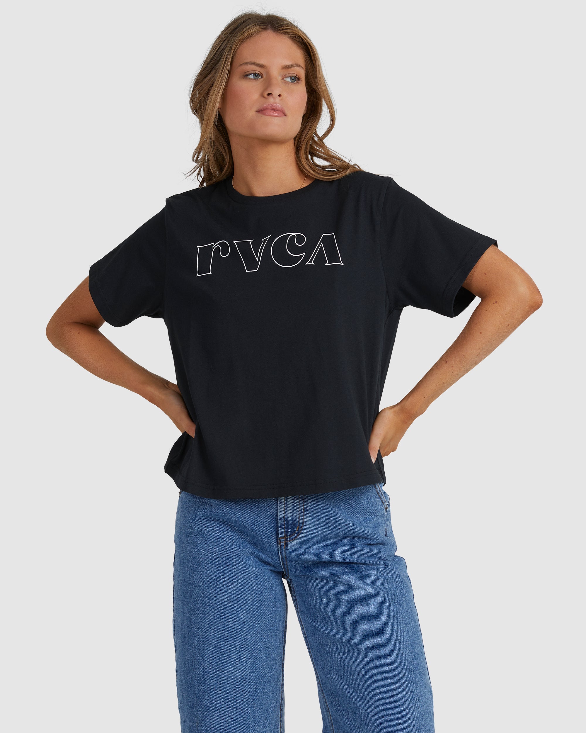 RVCA Curl Keyline Graphic T-Shirt
