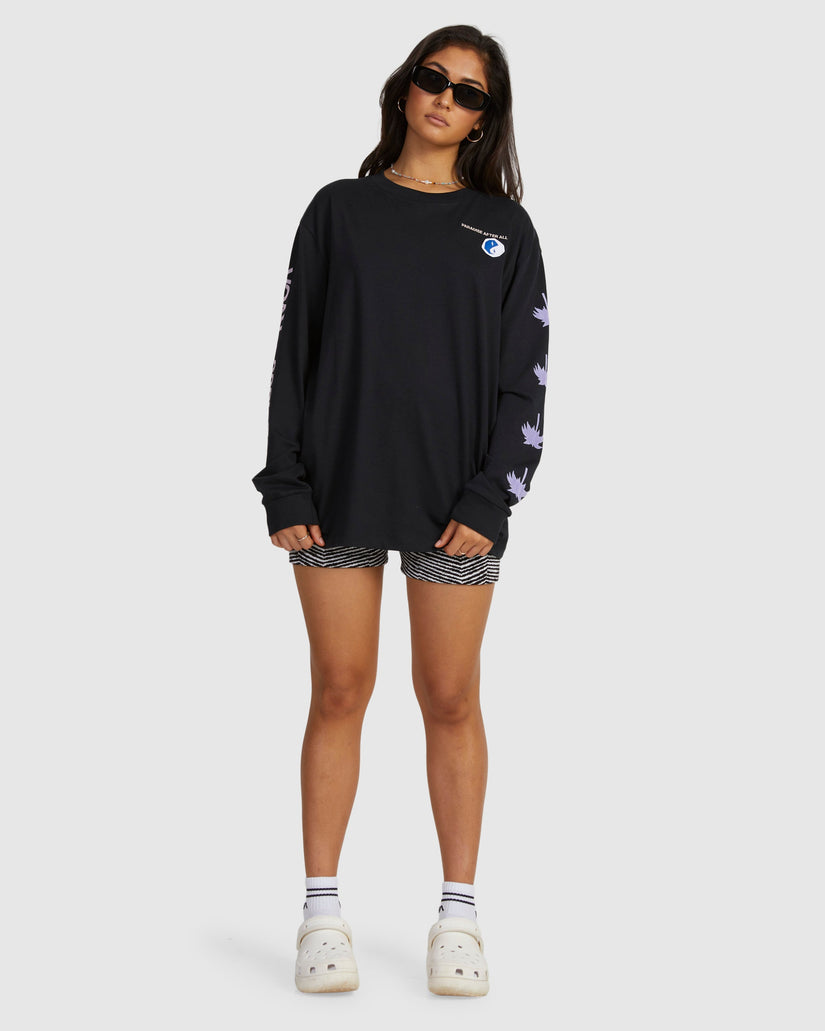 Womens Paradise Relaxed Long Sleeve T-Shirt
