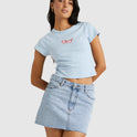 Womens Heaven Or Hell Baby T-Shirt
