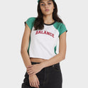 Womens Balance Shrunken T-Shirt