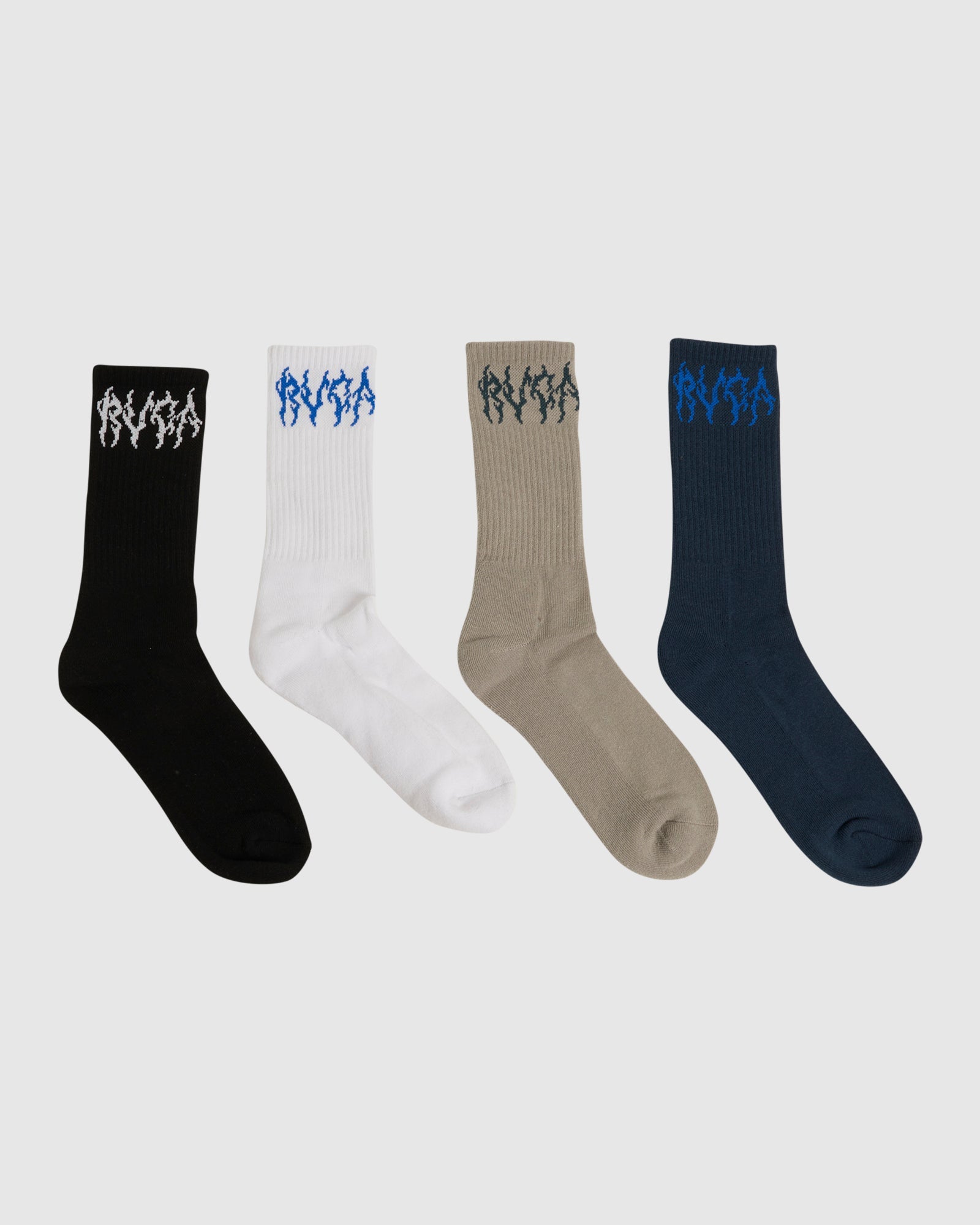 Mens RVCA Seasonal 4 Pack Socks