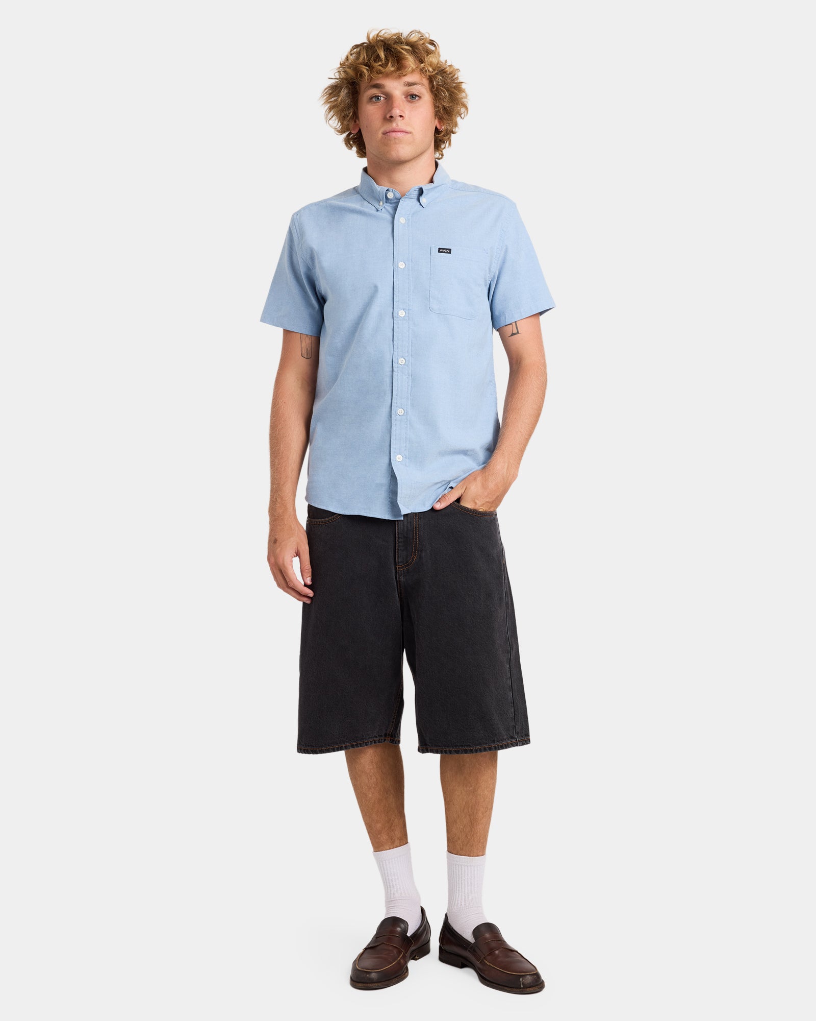 Mens Skate Denim Shorts