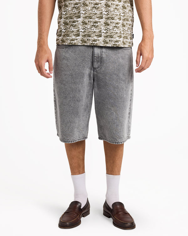 Mens Dayshift Baggy Denim Shorts