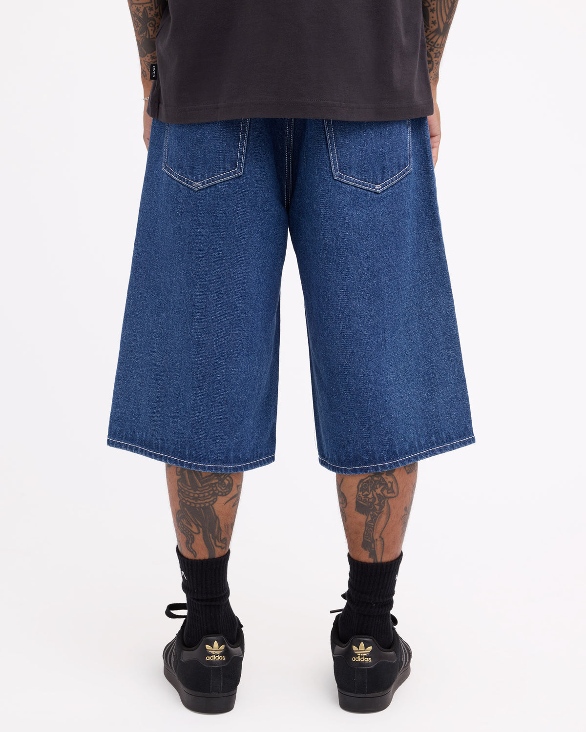 Mens Dayshift Baggy 23.5" Denim Shorts