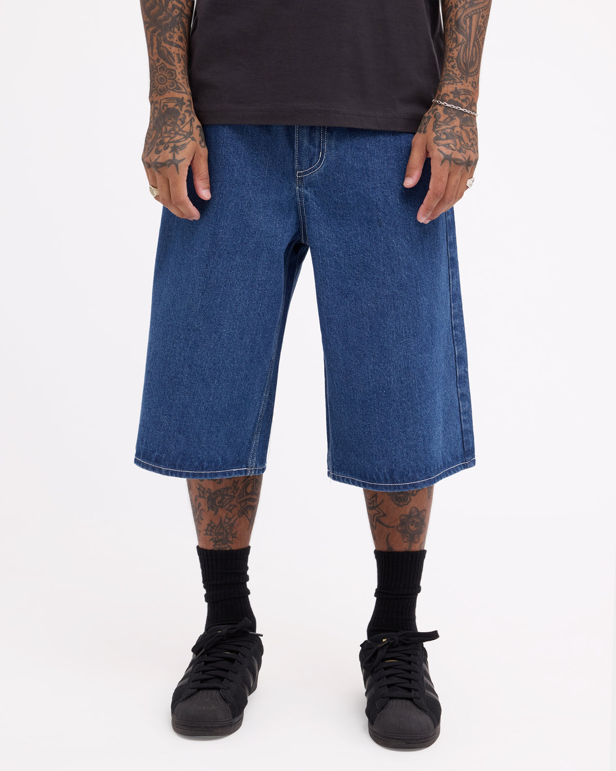 Mens Dayshift Baggy 23.5" Denim Shorts