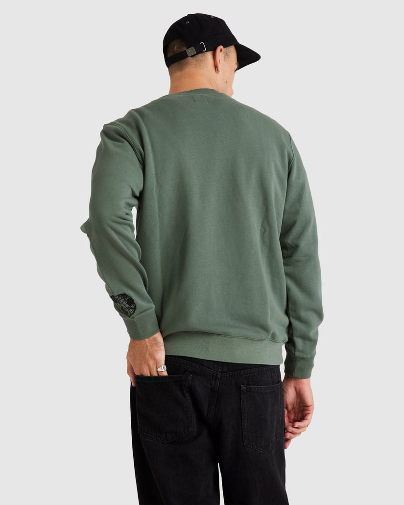 Mens Global RVCA Crew