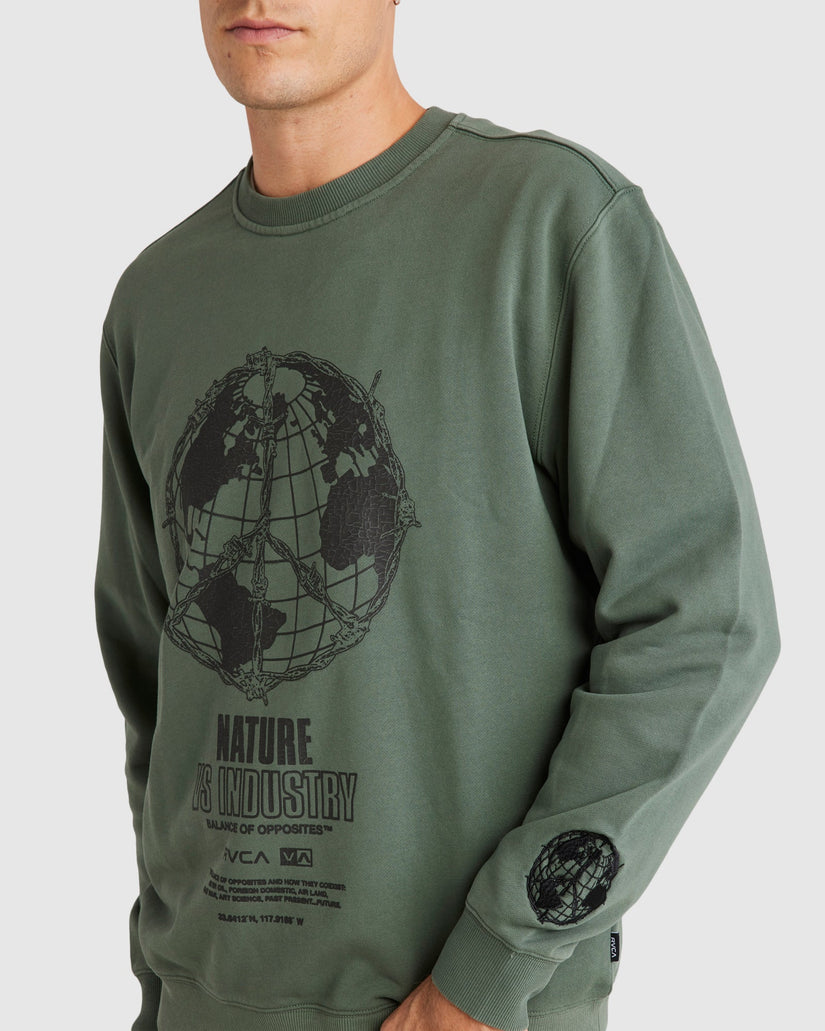 Mens Global RVCA Crew