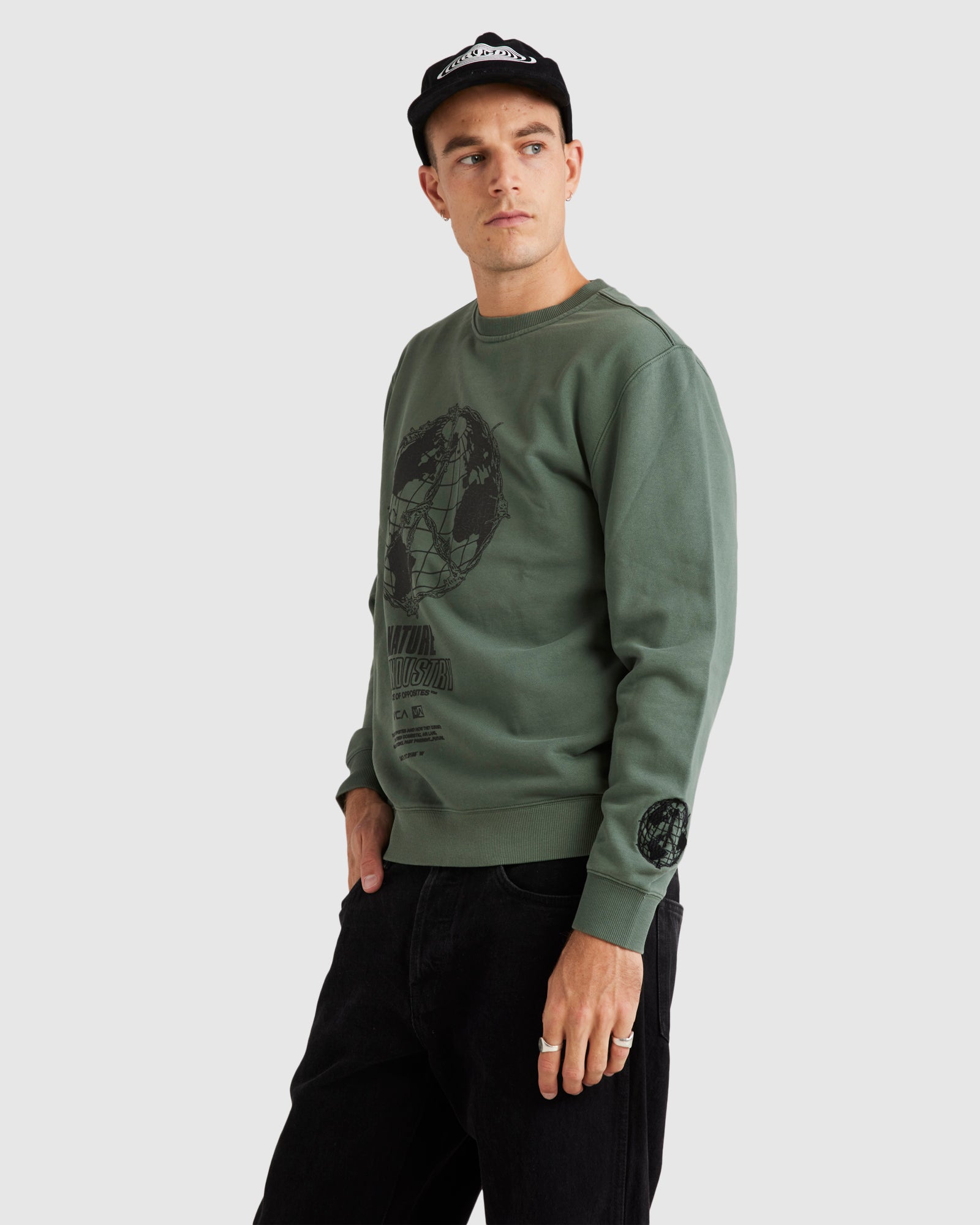 Mens Global RVCA Crew