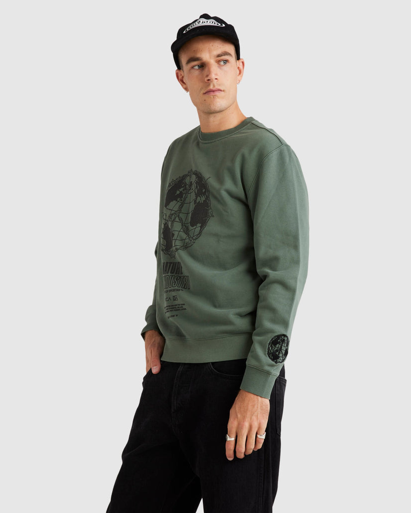 Mens Global RVCA Crew