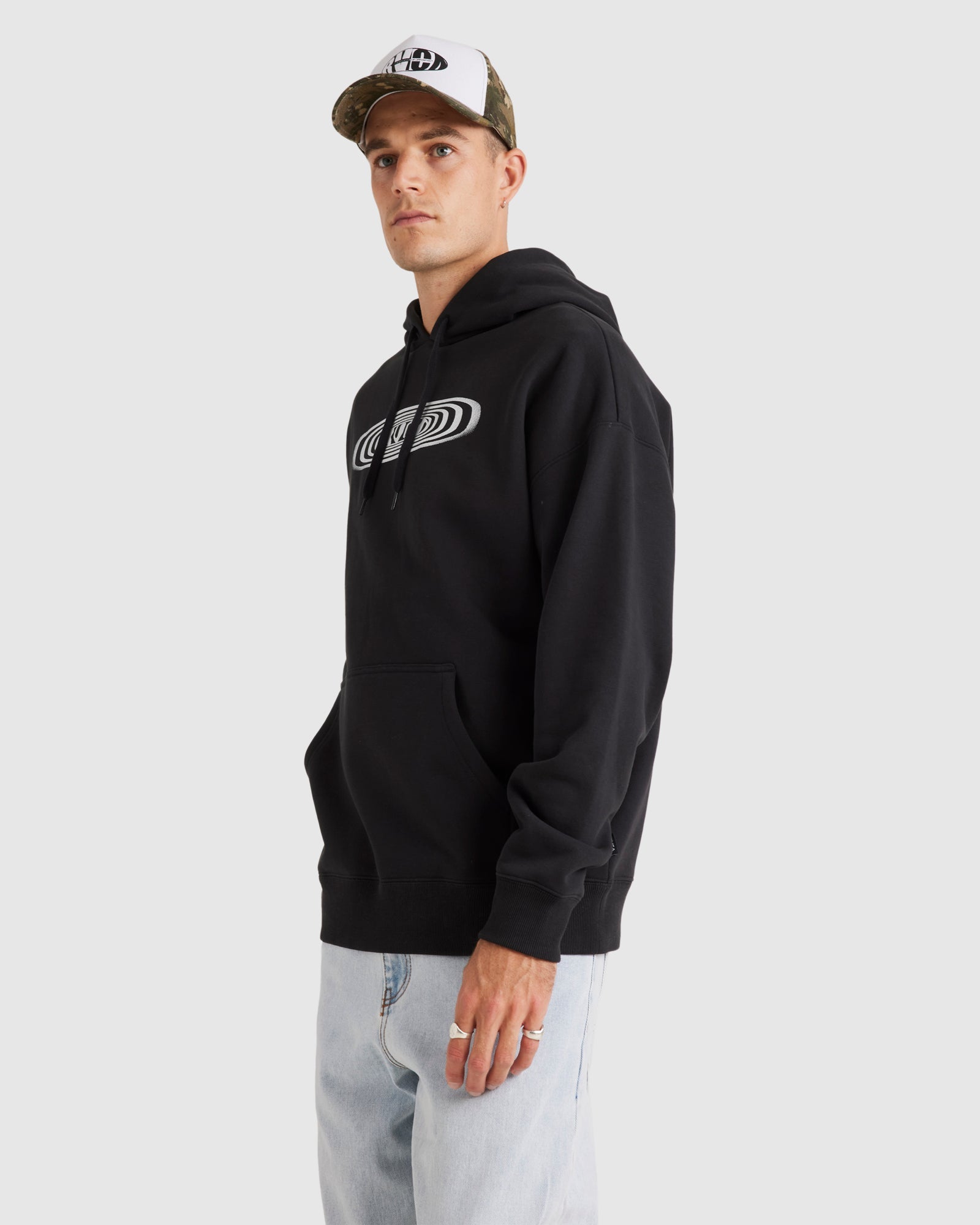Mens RVCA Pulse Hoodie
