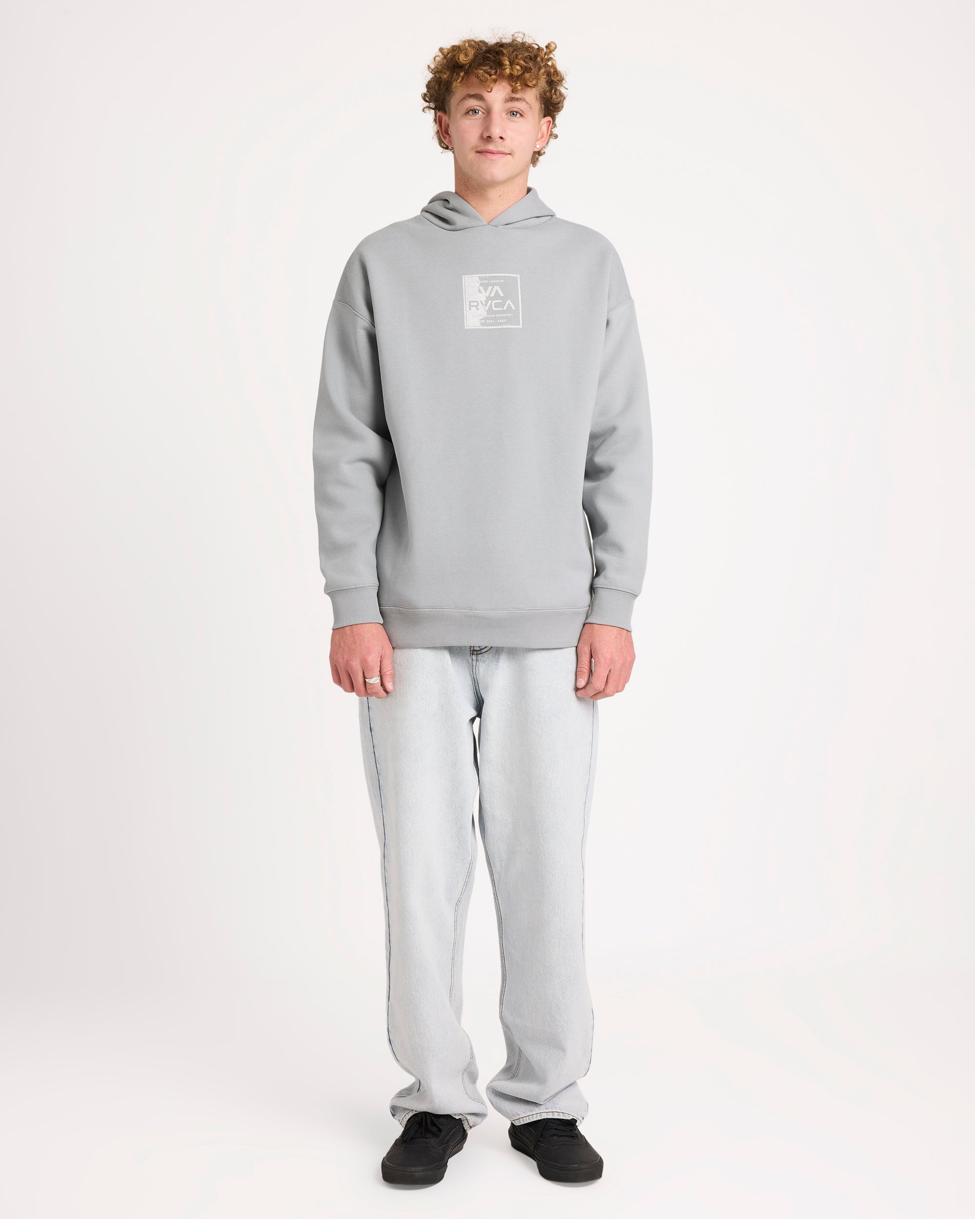Mens VA Torn Pullover Hoodie