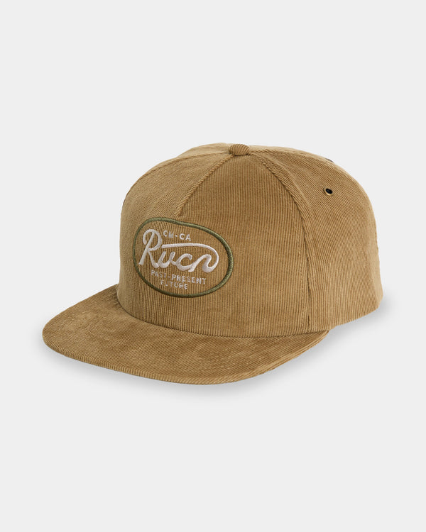 Mens Standard Script 5 Panel Cap