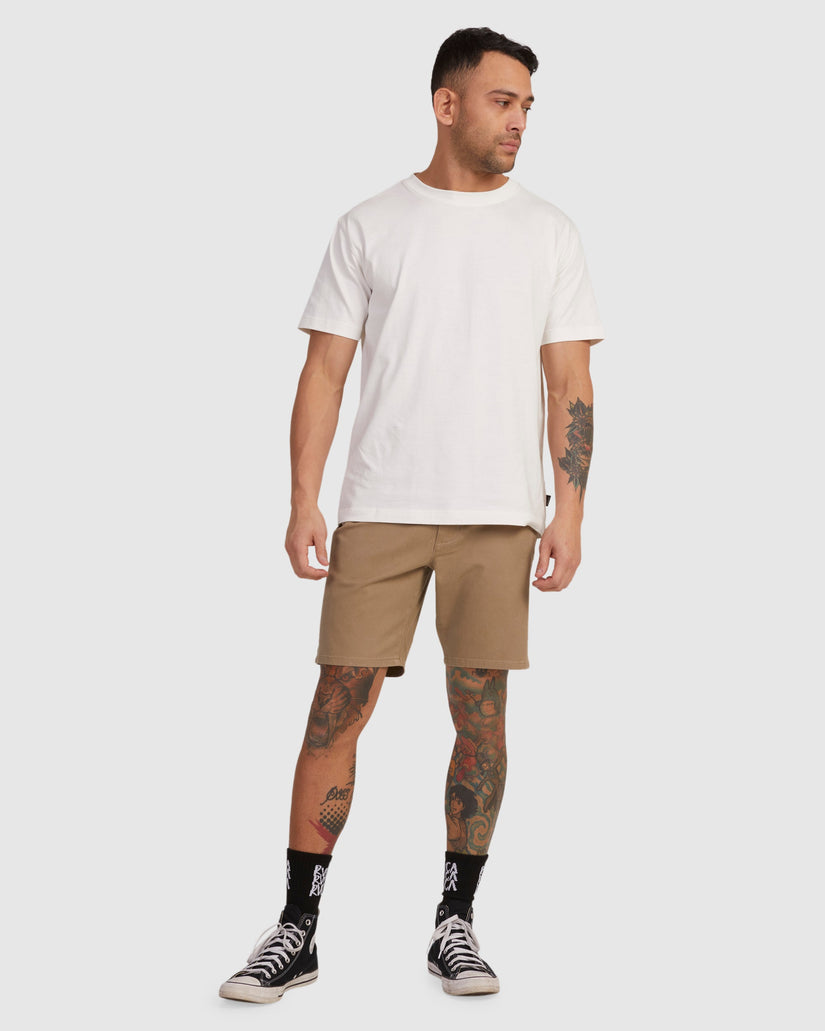 Mens Daggers Twill Walk Shorts