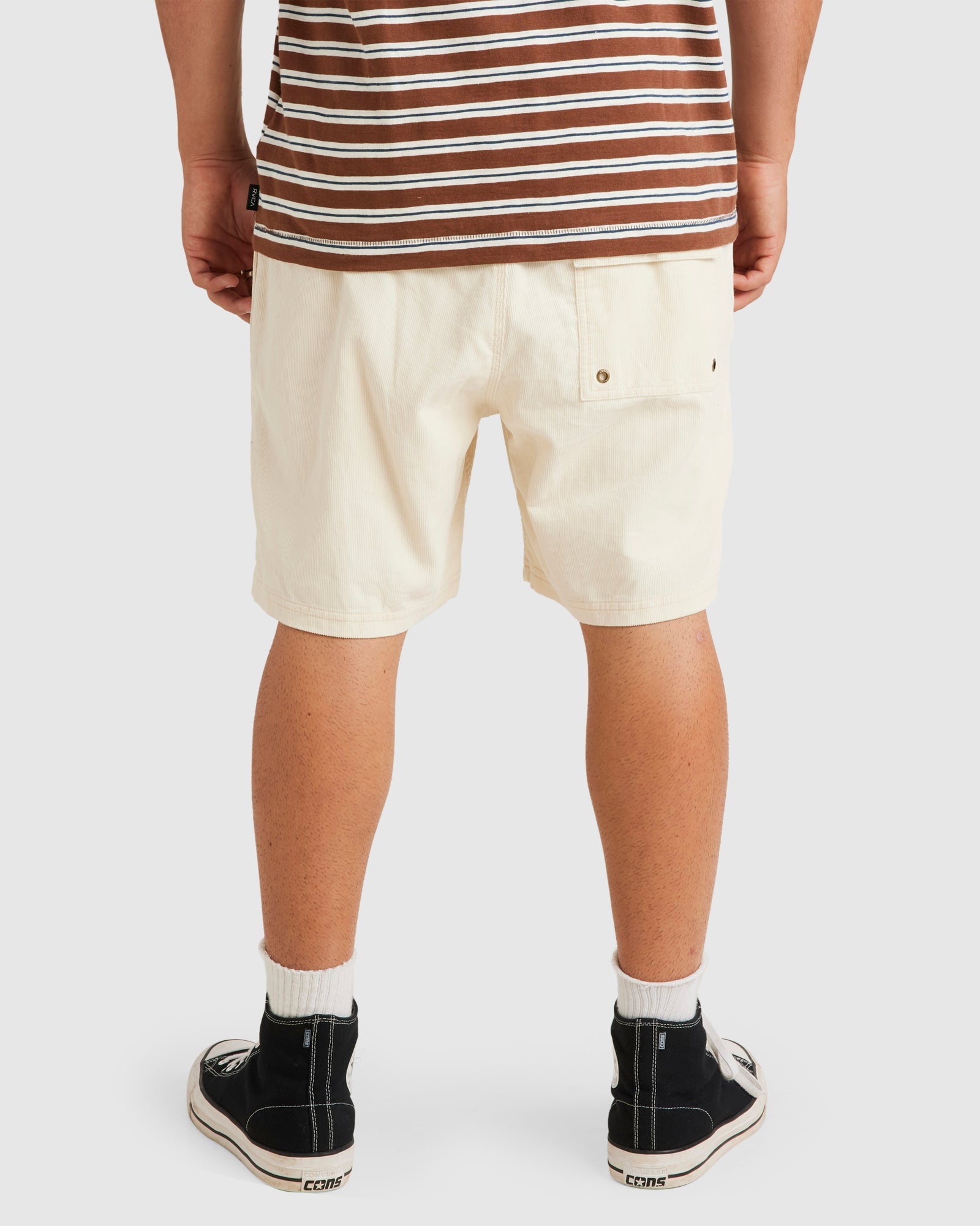 Mens Escape Cord Elastic Edge Walk Shorts