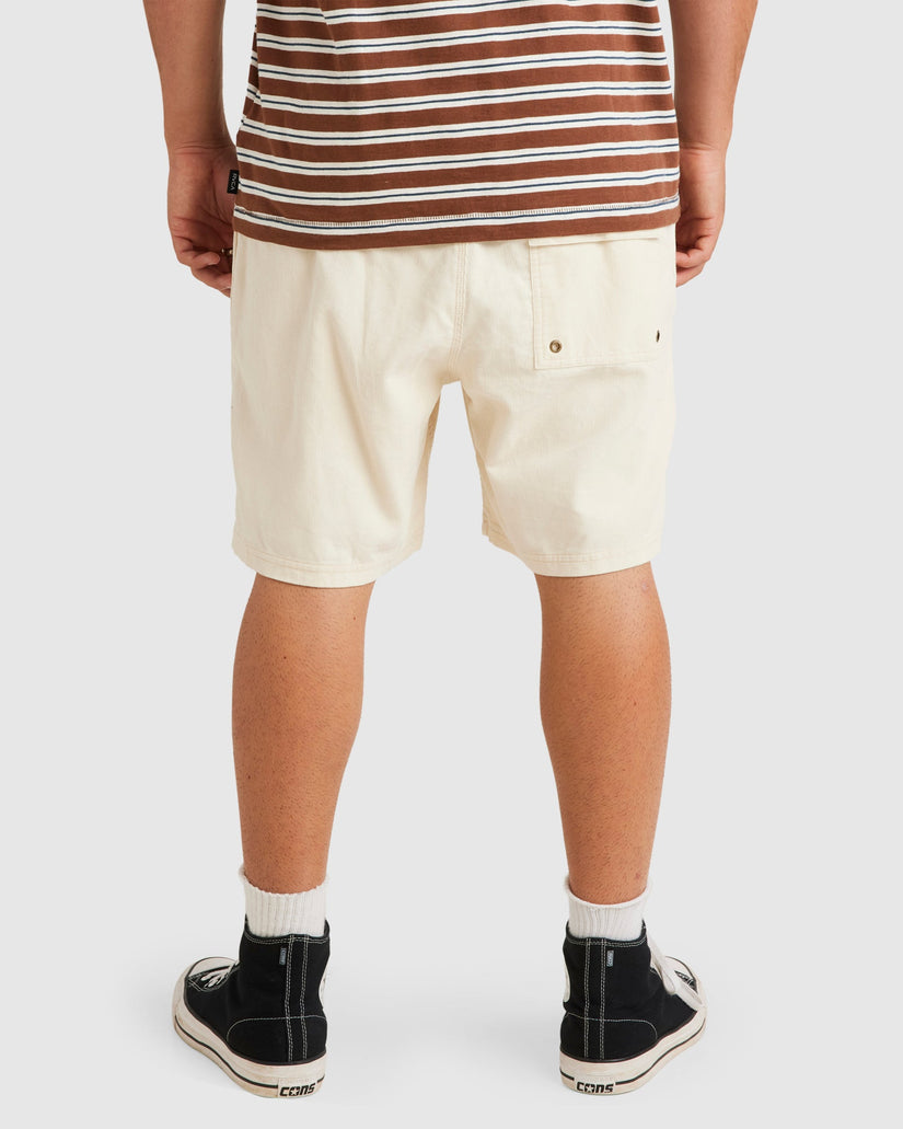 Mens Escape Cord Elastic Edge Walk Shorts
