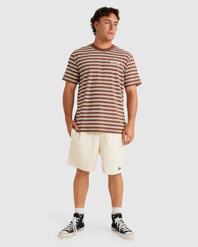 Mens Escape Cord Elastic Edge Walk Shorts