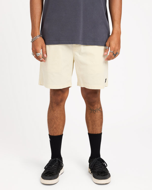 Mens Escape II Corduroy Elastic Waist Shorts
