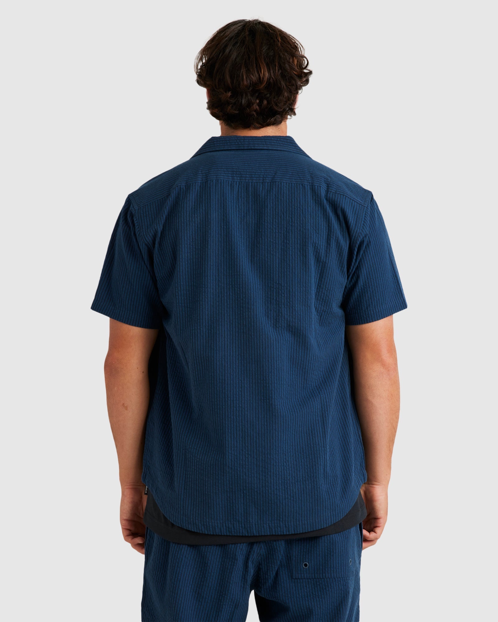 Mens Seered Stripe Shirt