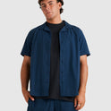 Mens Seered Stripe Shirt