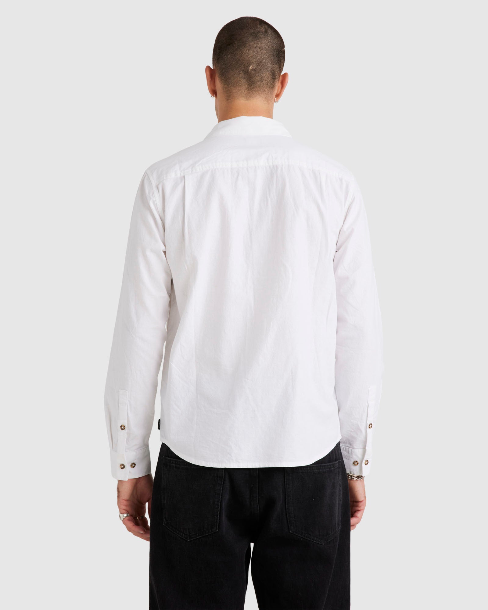 Mens Base Linen Long Sleeve Shirt