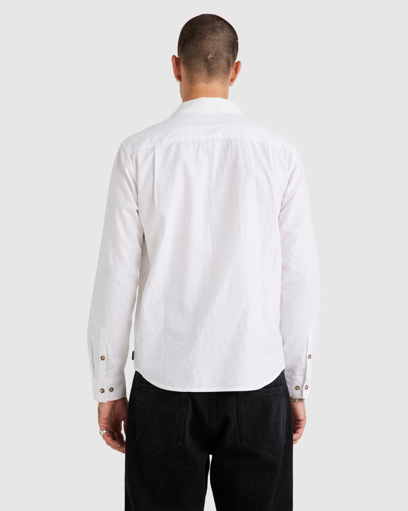 Mens Base Linen Long Sleeve Shirt