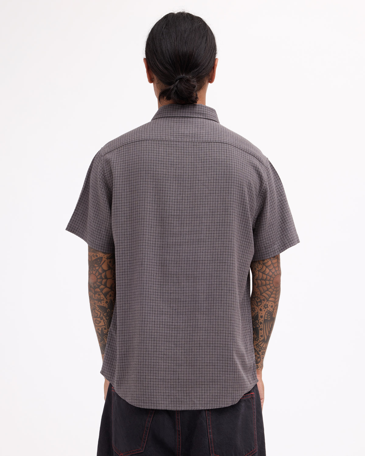 Mens Costa Plaid Short Sleeve Shirt