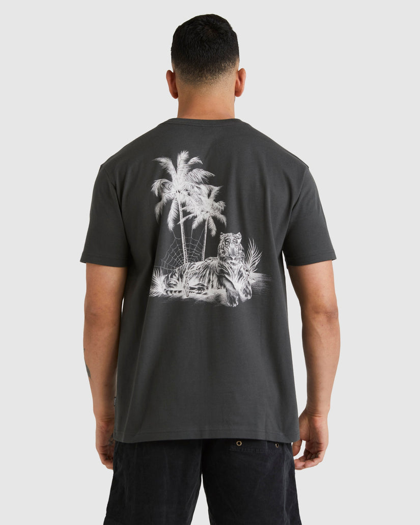 Mens Benj Beach Tiger T-shirt