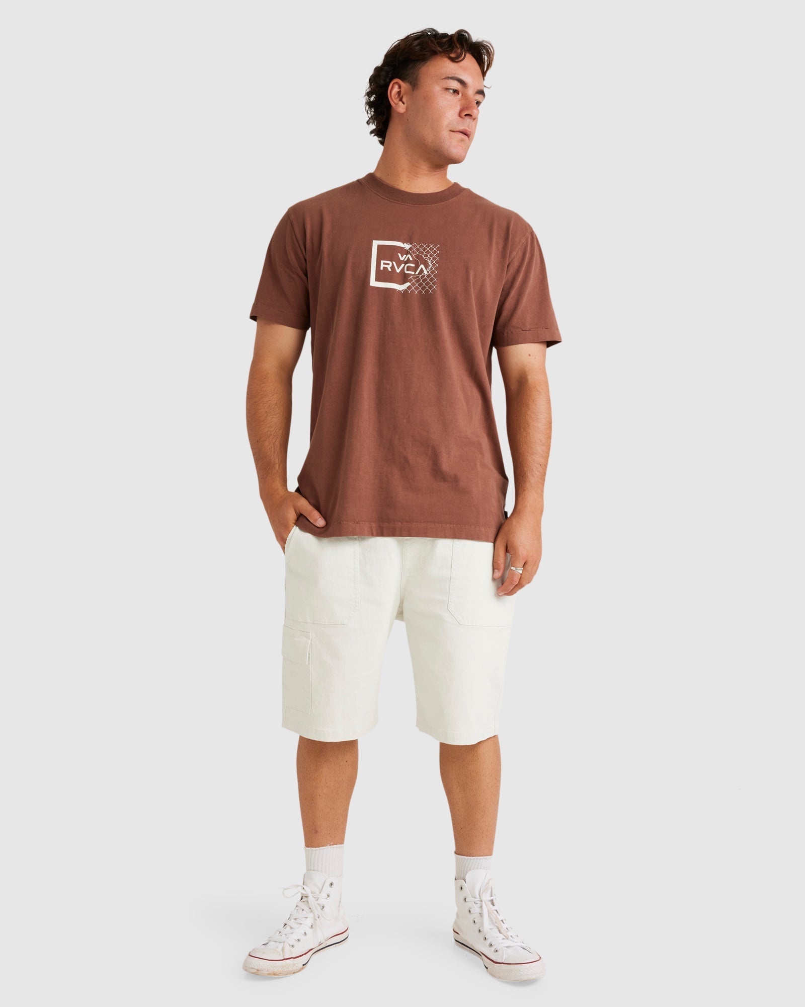 Mens RVCA Break Out T-Shirt