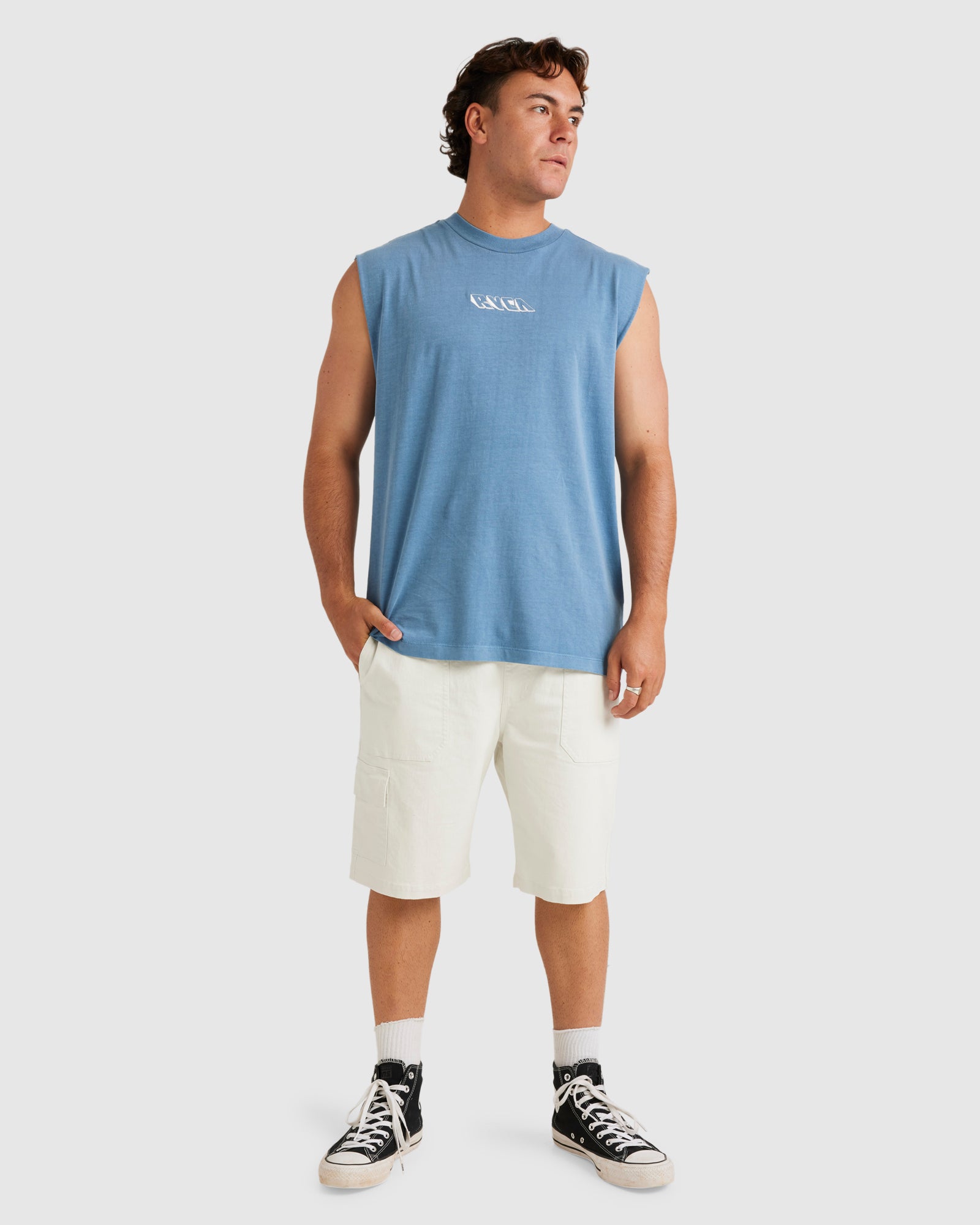 Mens Bad Cat Muscle Tank