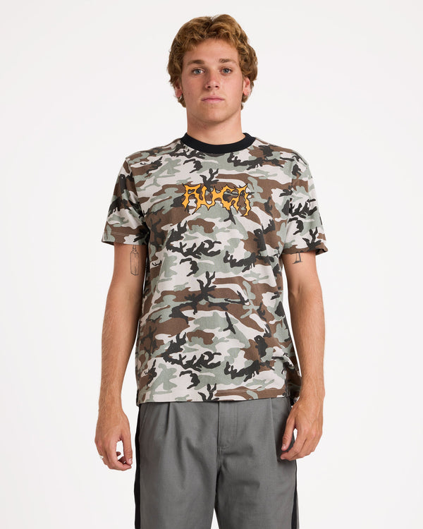 Mens RVCA Drip T-Shirt