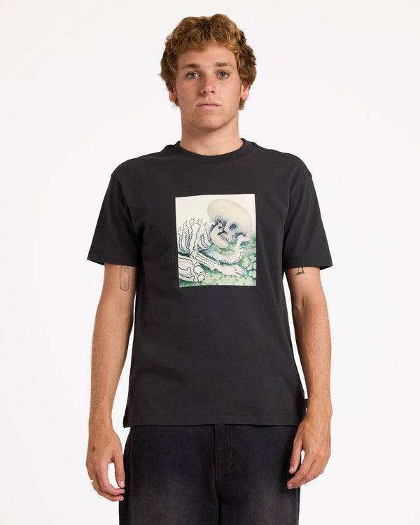 Mens Sleepy Skeleton T-Shirt