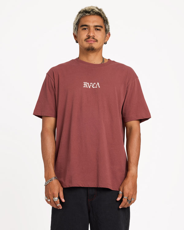 Mens RVCA Stacked T-Shirt