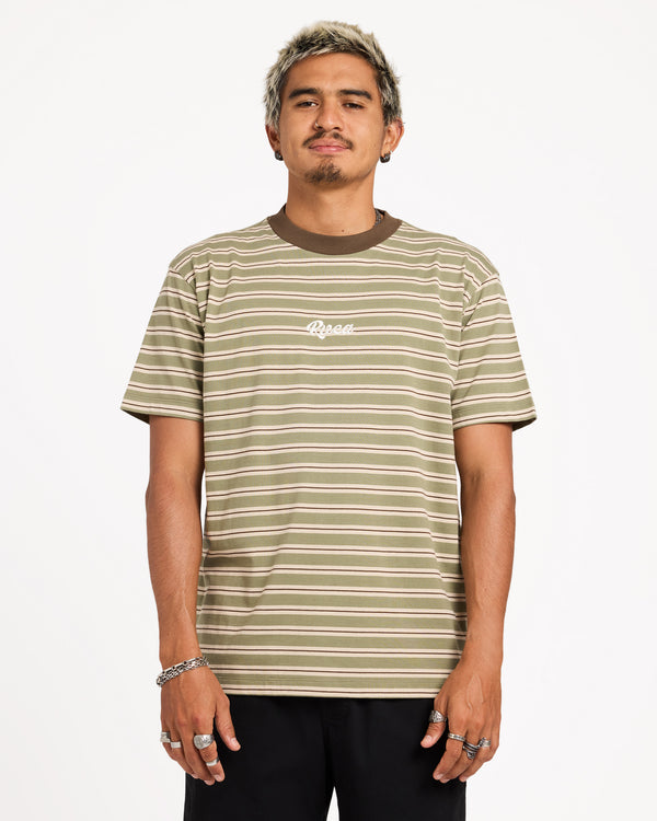 Mens Exotica Stripe T-Shirt