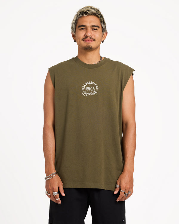 Mens Semi RVCA Muscle